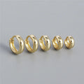 SP  5/67/8/9mm Size Hoop Earrings  925 Sterling Silver Chunky Hoop Earrings for Women Earrings Jewelry