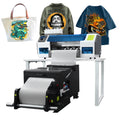 30CM DTF Printer 2pcs XP600 Print Heads Printing Machine PET Film for Cloth Printing Shop