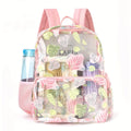 2025 New Design Cute Fashion Transparent PVC Backpack Waterproof New Cute Cartoon Printed School Bag