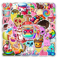 54pcs Sweet Food Waterproof Pvc Sticker Packs for Laptop Luggage Book Refrigerator Skateboard Phone case Decoration