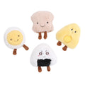 Eco-friendly Cute Food Shape Squeaky Plush Dog Chew/Catnip Toy Pet Chew Toys