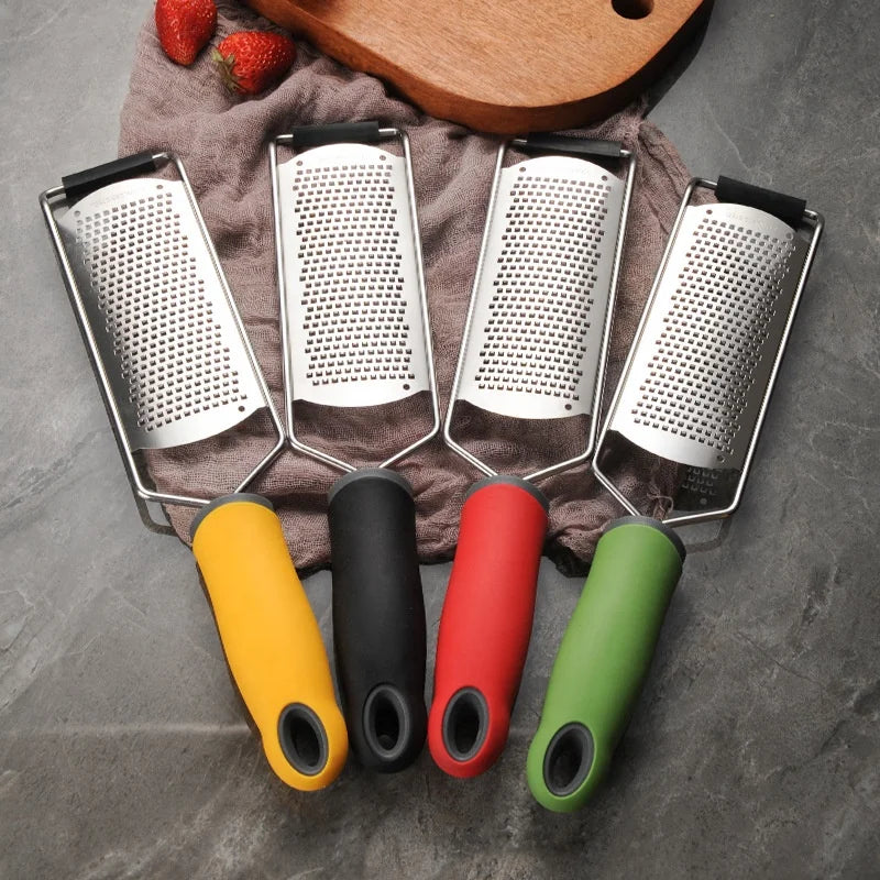Multifunctional Professional Zesting Tools Manual Stainless Steel Chocolate Lemon Zester Cheese Grater for Kitchen