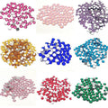 Wholesale SS3-SS20 Nail Art Decoration Round Crystal Stones Strass Flatback Crystal Rhinestone
