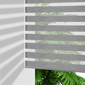Dual Layer Cordless Zebra Roller Shades for Windows Free-Stop Light Control Polyester Window Blinds Light-Proof Vertical