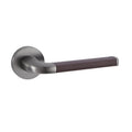 European Leather Zinc Alloy Door Handle Lock Interior Bedroom Lock Home Room Luxury Door Lever Handles