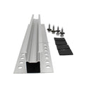 High-Efficient Mini Rail Aluminum Solar Panel Mounting Bracket for Metal Roof Short Solar Panel Installation Bracket