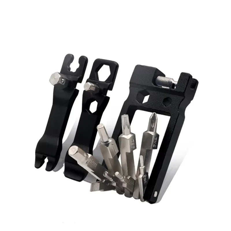 RIDERACE 20 In1 Multifunctional Bike Repairing Tool Kit Portable Mini Bicycle Repair Tools Wrench Tyre Lever Combination Parts