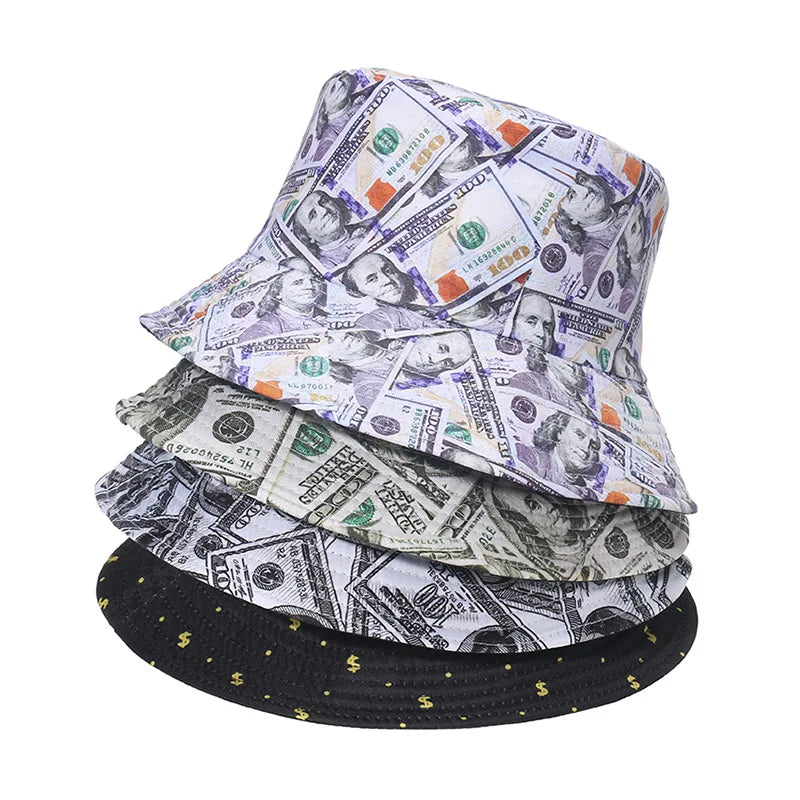 BSBH Wholesale Bucket Hat Reversible Custom Logo All Over Printing Bucket Hat Custom High Quality Double-Side Bucket Hats Unisex