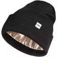 Custom Label Patch Stain Lined Acrylic Knit Cuff Beanie Hat Solid Color Winter Warm Knitted Ski Skull Cap