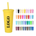Wholesale Customizable 24oz Tapered Acrylic Coffee Tumbler Cups Double Walled for Business Gift & Wedding Party BPA Free