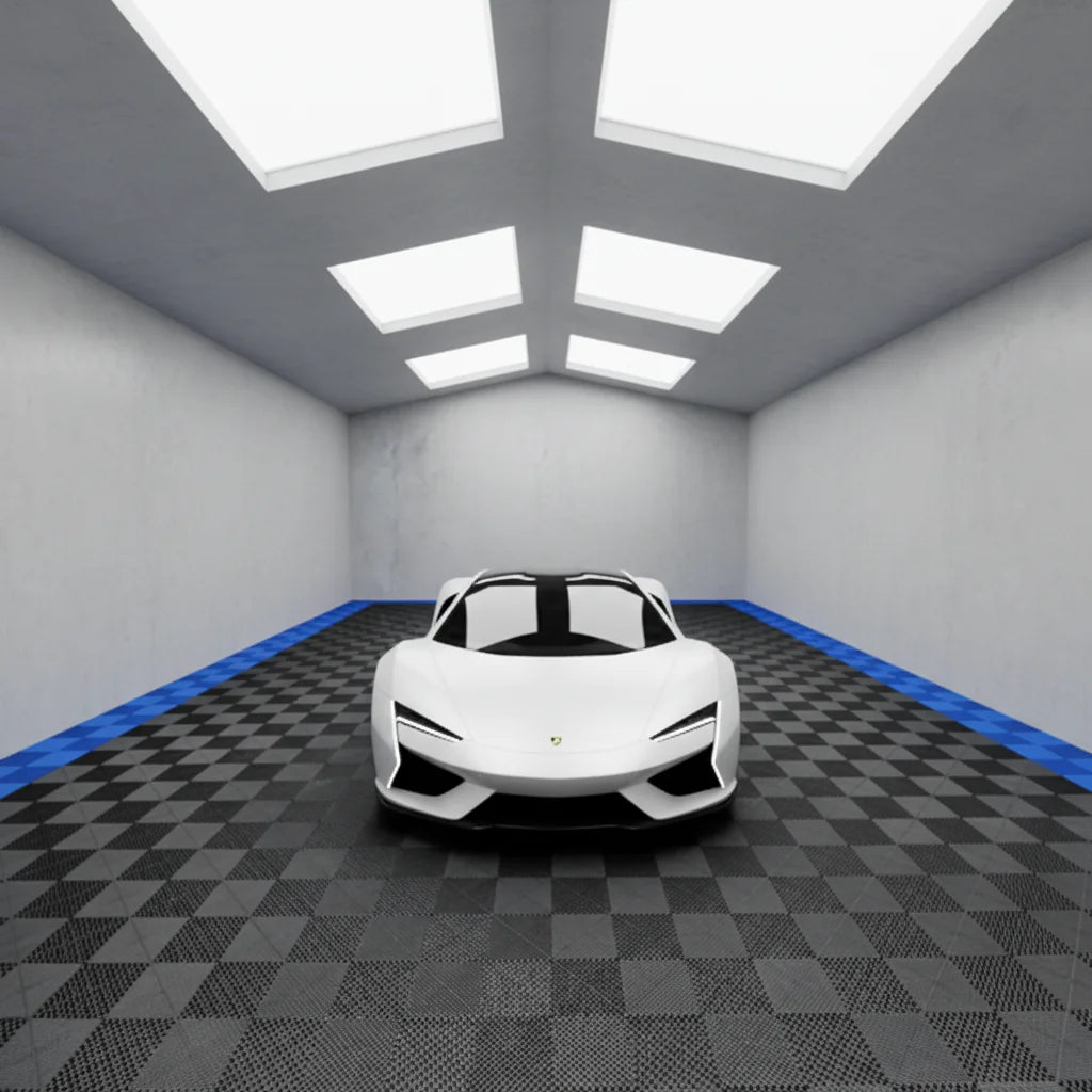 Interlocking Plastic Floor Tiles for Garage Car Wash Detailing Shop - Heavy Duty Anti-Slip Hot Sale