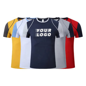 High Quality New Style High Quality Bulk Blank T-shirts 100% Polyester T Shirt Custom Logo Plus Size Men's T-shirts