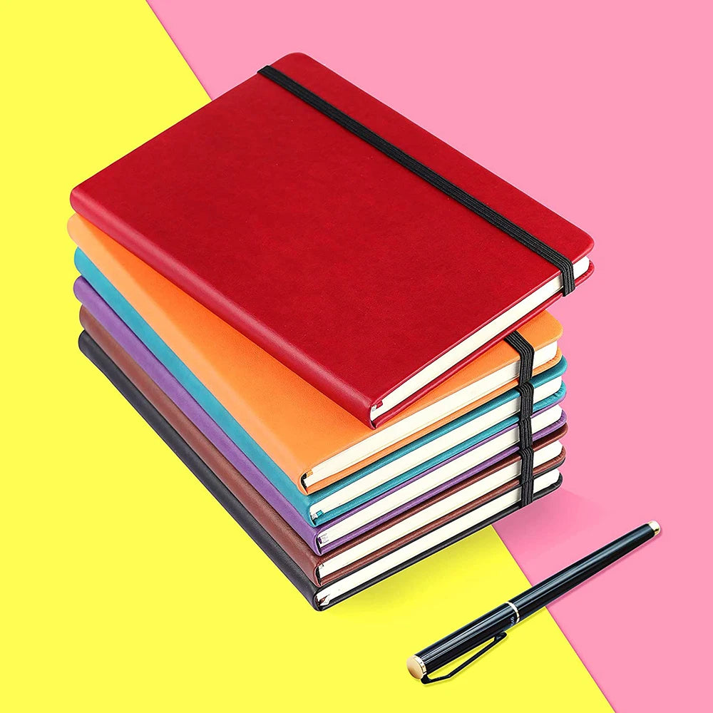 School Promotional Diary Customized LOGO Journal Lined Notebook Custom Printing Notebook With Pocket