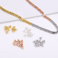 2.5mm 3.2mm Tiny 925 Sterling Silver Triangle Spacer Beads for Jewelry Findings & Components