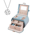 New Organizer Portable Jewelry Storage PU Leather Travel Jewelry Boxes Travel Jewelry case