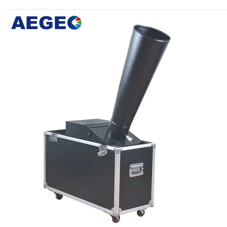 3000W Large Rainbow Effect Co2 Gas Color Paper Confetti Machine DMX Channel With Remote Control for Stage Performance Party Wedd