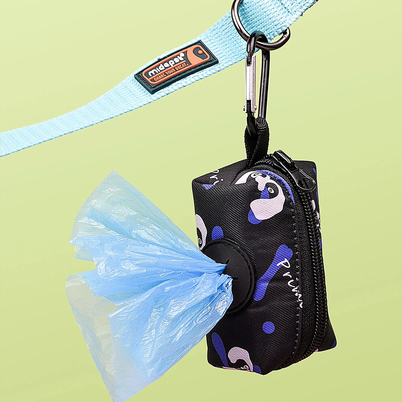 MIDEPET Drop Shipping Accept Dog Poop Hands Free Waste Bag Dispenser Holder Without the Leash and Poop Bag