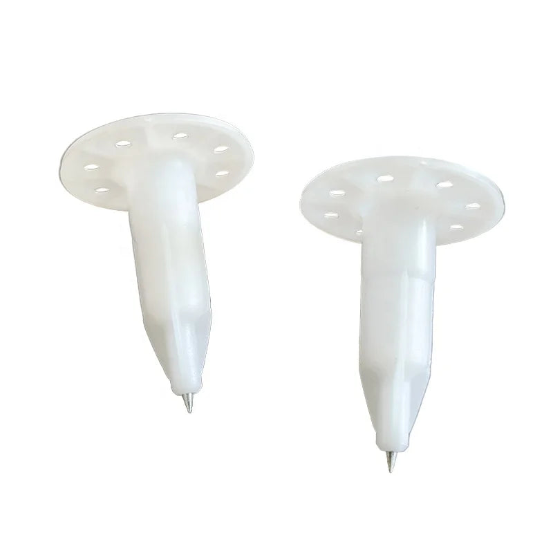 Insulation Common Nail Smooth Shank Cupped Head ISO Standard Gas Nail Gun Nails 20mm-220mm White HDPE YiFang YF-INS8080 CN;HEB