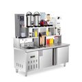 A Full Set of Pearl Milk Tea Equipment bar Milk Tea Counter Bubble bar Aubar Design Furniture Bubble Tea bar Shaker bar