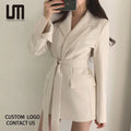 Liu Ming Oem Odm Dropshipping Products Spring Autumn High Quality Women Clothing Blazer Jacket Coats