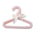 Pet Hanger Children's Pearl Hanger with Bow Dog Clothes Cat Clothing Pet Supplies Clothes Hanger
