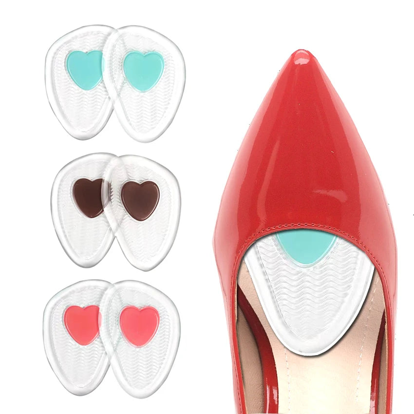 4D Anti-skid Forefoot Pad Silicone High Heels/Sandals Cushion Metatarsal Ball of Foot for Woman Foot Care Insoles HA00515