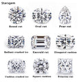 Starsgem Authorized Certificate Moissanite Round Loose White Color D Color VVS Moissanite Wholesale Price