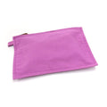 Vspink Bora Bora for Pink Cotton Canvas Flat Zip Pouch Bag Cosmetic Tote Bag with Letter Pattern Discounted