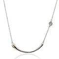 European Female Fashion Pendants Long Women Men Collar Jewelry Choker Punk Silver Color Zircon Necklace Chain