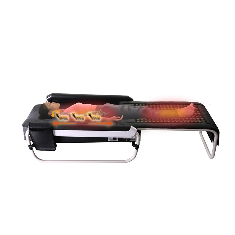 Japan Spa Massage Bed Hot Massage 18 Acupuncture Electric Jade Master V3 Thermal Roller Massage Bed