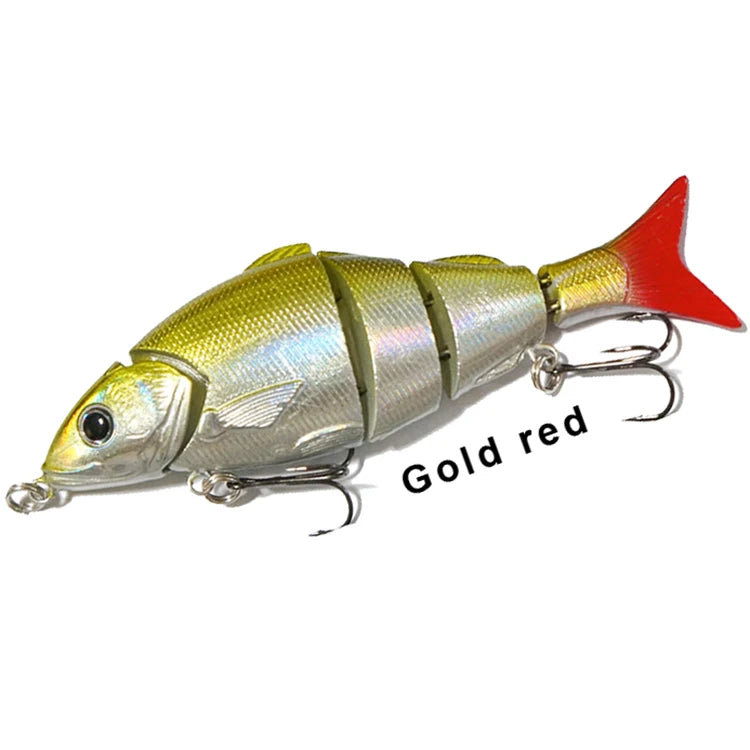 Five Section Bait 12cm 21g Five Classic Baits for Monochromatic and Section Fish