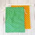 Custom Folding Cotton Food Bag with Buckle Lock and Bowl Covers for Eco-Friendly Reusable Storage