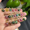 Handmade 925 Sterling Silver Natural Tourmaline Heart Pendant for Spiritual Crystal Healing