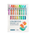 Retro Small Fresh Morandi Color Hand Account Gel Pen Creative Gel Pen Set 9 Colors 0.5mm