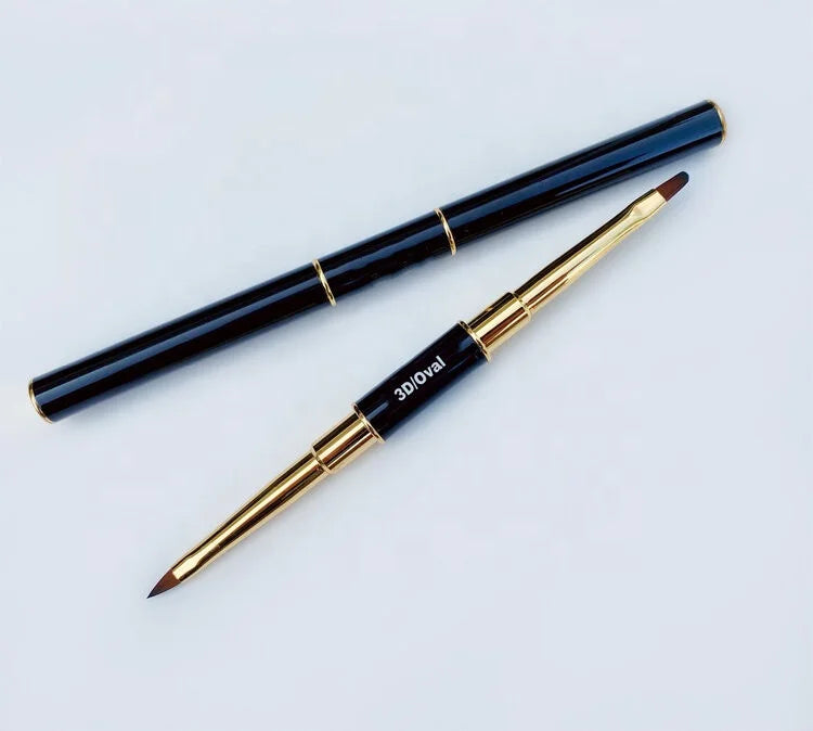 Yihuale Hot Seller New Arrive 3D Brush Nail Art Liner Brush Dual Ended Liner Brushes