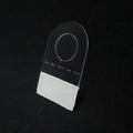 School Goods Clear Plastic Sticky Sticker Euro Hole Hanging Hang Tabs for Small Foods Boxes