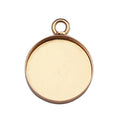 No Bails Pendants Bezel Tray Sterling Silver DIY Jewelry Findings Necklace Charms Connector Jewelry Making Supplies