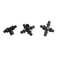 4 Way Garden Connector 6mm Nozzle Sprinkler Connector Agriculture Irrigation System Nozzle Joint Splitter