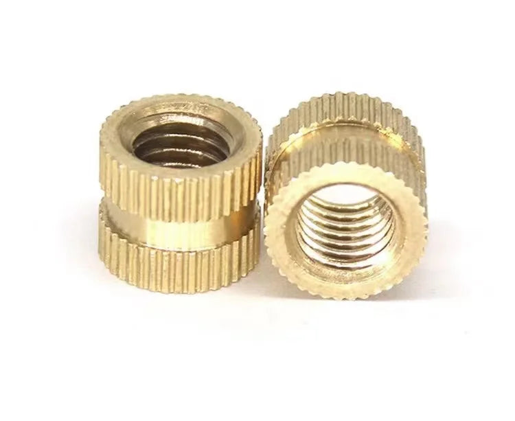 M3 M4 M5 M6 M8  Brass Plastic Knurled Thread Insert Nut ABS Heat Insertion