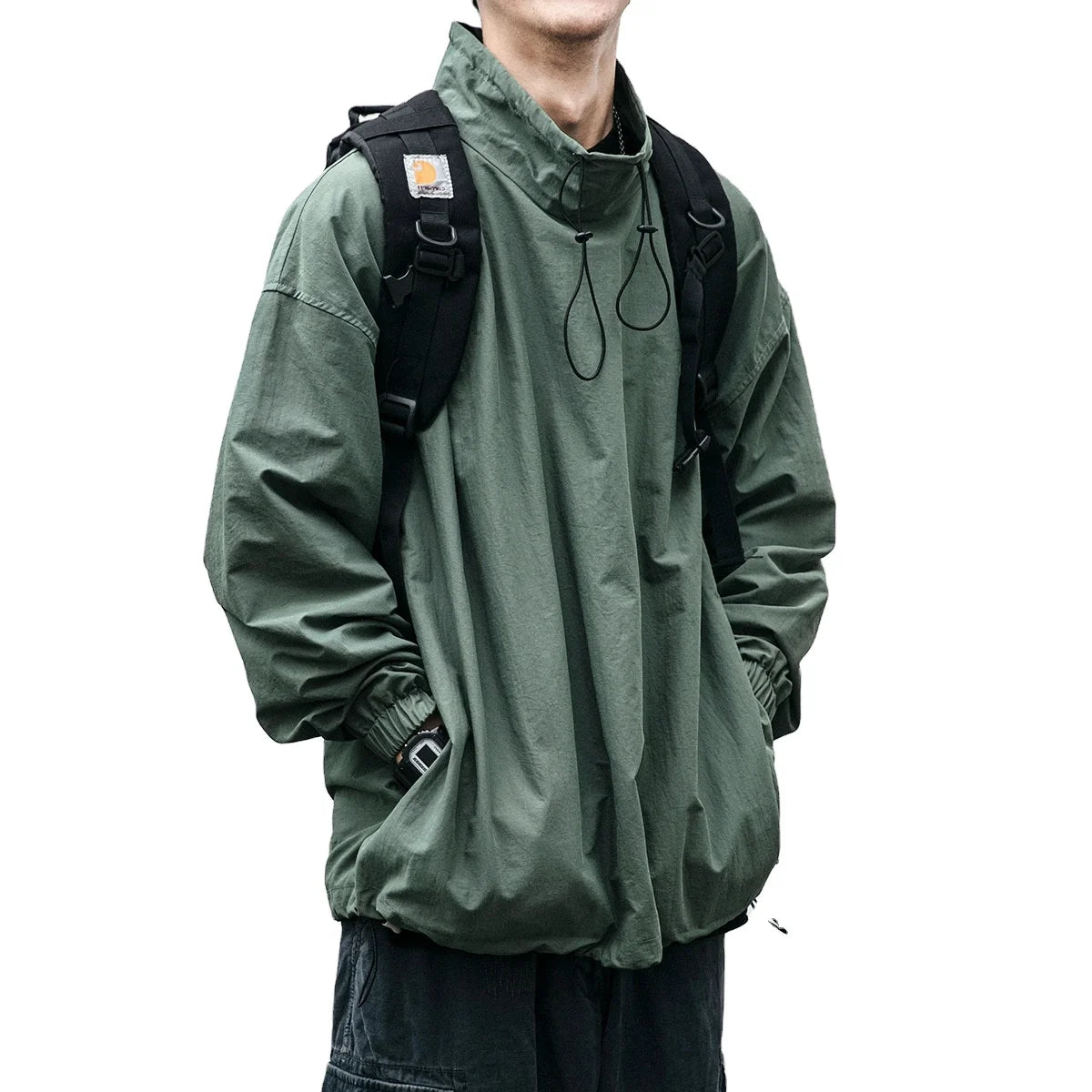 2022 New Custom Japanese Vintage Washed Workwear Hooded Jacket