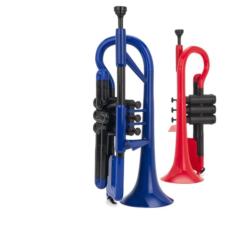 Wholesale Percussion Instruments Environmental Materials Plastic ABS Beginner Playing Portable Cornet
