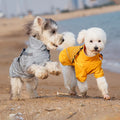 Reflective Foldable Classic Summer Dog Raincoat Polyester Waterproof Windproof Breathable Custom Logo Raincoat for