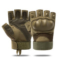 Half Finger Men's Motorcycle Cycling Gloves Sports Shooting Cut-protection Hunting Outdoor Black Tactical Gloves Manufacturer