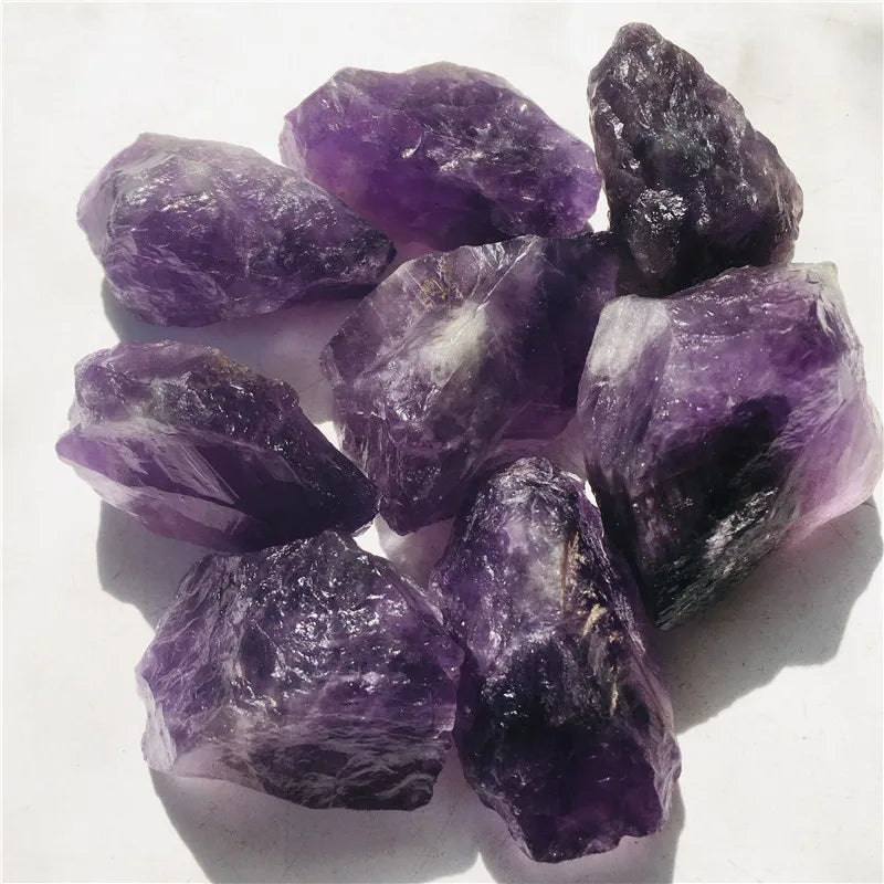 Wholesale Natural Raw Rough Crystal Stone Healing Raw Amethyst Stone for Decoration