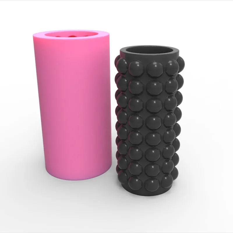 Early Riser Bubble Vase Flower Pot Mold Customized Concrete Process Silicone Mold Home Decoration Mold C478