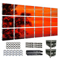 RAYBO Ultra Thin  LED Display Aluminum P3.91 LED Display Front Maintenance LED Wall Round 500x500mm Indoor P3.91 LED Screen
