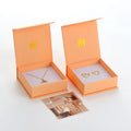 Factory Direct GALMPKG Luxury Custom Cardboard Magnetic Jewelry Packaging Box    Luxury Jewelry Box for Necklace Earring