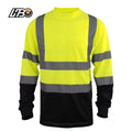 HBC Hi Vis Winter Workwear High Visibility Reflective Safety Shirt Full Sleeve Safety Shirt for Men Clothing Safety