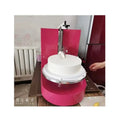 Automatic Crepe Cake Cream Smoothing Coating Decorating Plastering Cake Smearing Coating Machine for Sale
