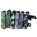 Fashion Style Iridescent Holographic Portable Letterpress Printed Cloth Holster Bag for Rave Festivals Parties